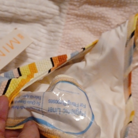 NWT MINKPINK Multi Color Stripes Bikini Bottoms - Size S - Picture 11 of 11